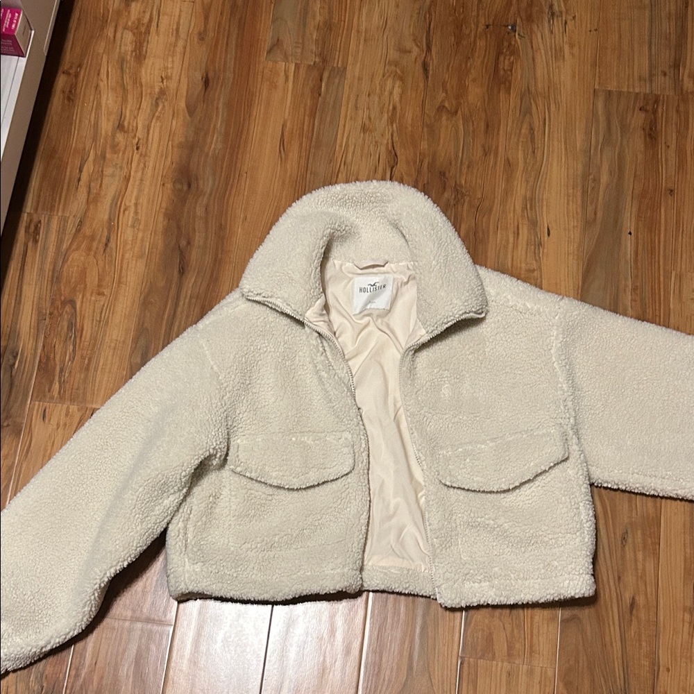 Cozy Cream Hollister Jacket